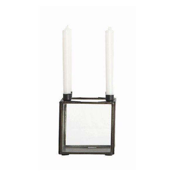 Svícen Square Glass Small