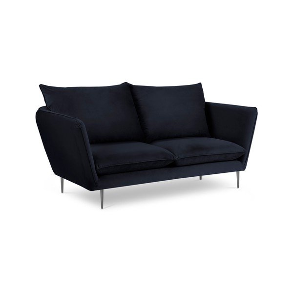 Tmavě modrá sametová pohovka Mazzini Sofas Acacia, délka 175 cm-image-4