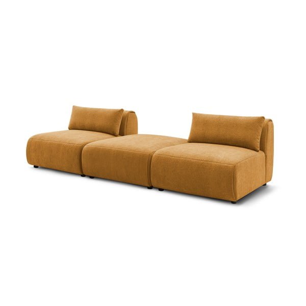 Pohovka v hořčicové barvě 283 cm Jeanne – Bobochic Paris-image-3