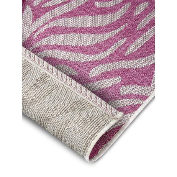 Růžovo-béžový venkovní běhoun NORTHRUGS Cebra, 70 x 300 cm-image-4