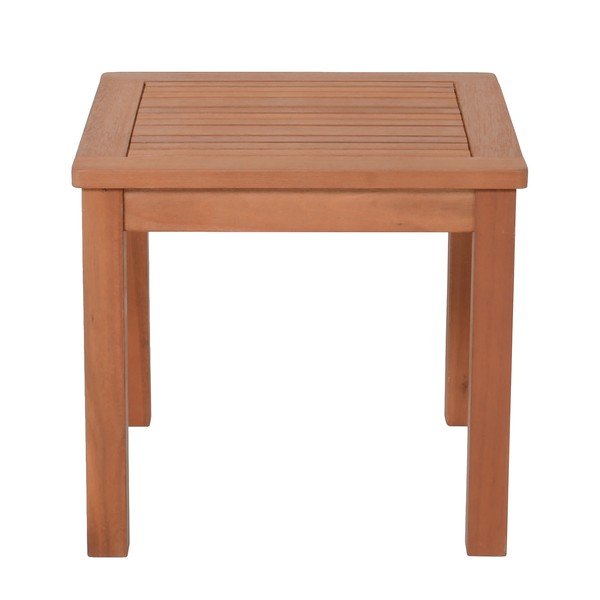 Zahradní odkládací stolek z eukalyptového dřeva 44x44 cm Tucson – Garden Pleasure