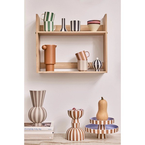 Hnědá servírovací miska z kameniny Toppu – OYOY Living Design-image-2