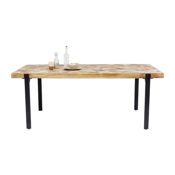 Jídelní stůl s deskou z mangového dřeva Kare Design Tortuga, 200 x 100 cm