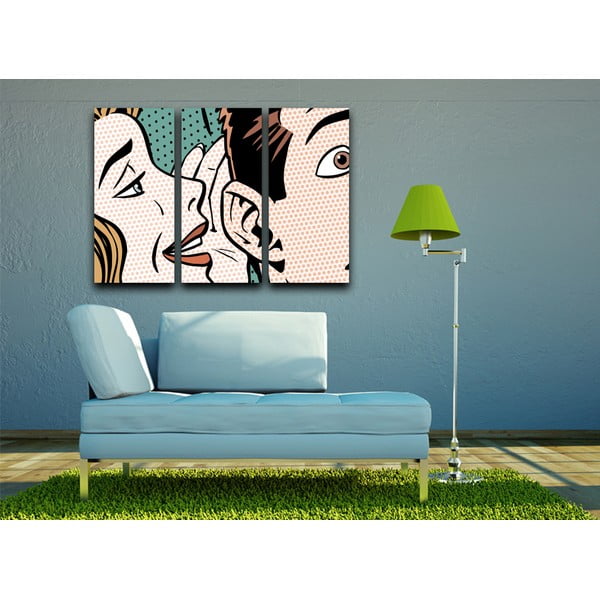 3dílný obraz Whisper, 50 x 69 cm-image-1