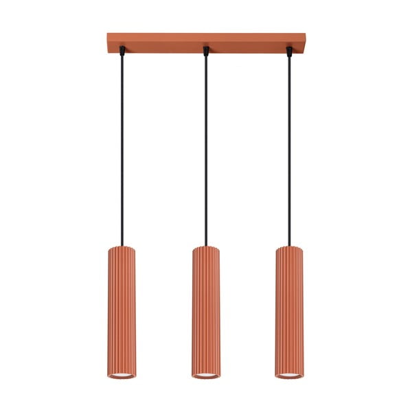 Závěsné svítidlo v cihlové barvě Gleam – Nice Lamps