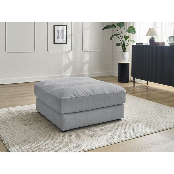 Světle šedá sametová podnožka Sierra – Bobochic Paris-image-1