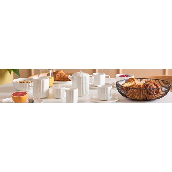 Bílý hrnek z kostního porcelánu 410 ml Ora Gloss – Salt&Pepper-image-4