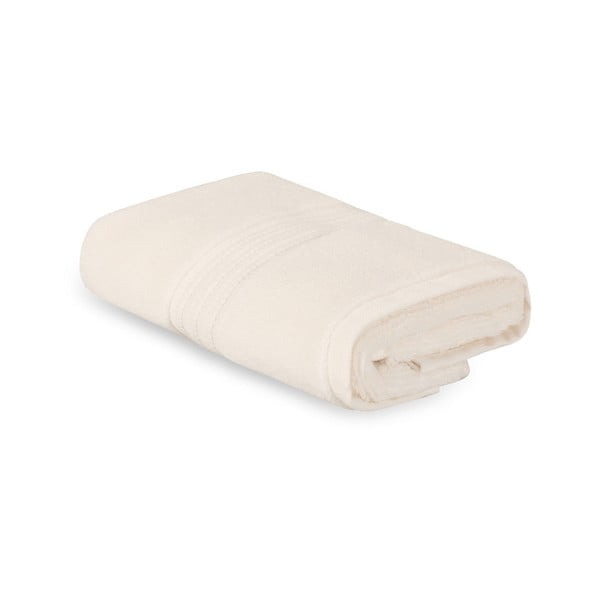 Béžový bavlněný ručník 30x50 cm Chicago – Foutastic