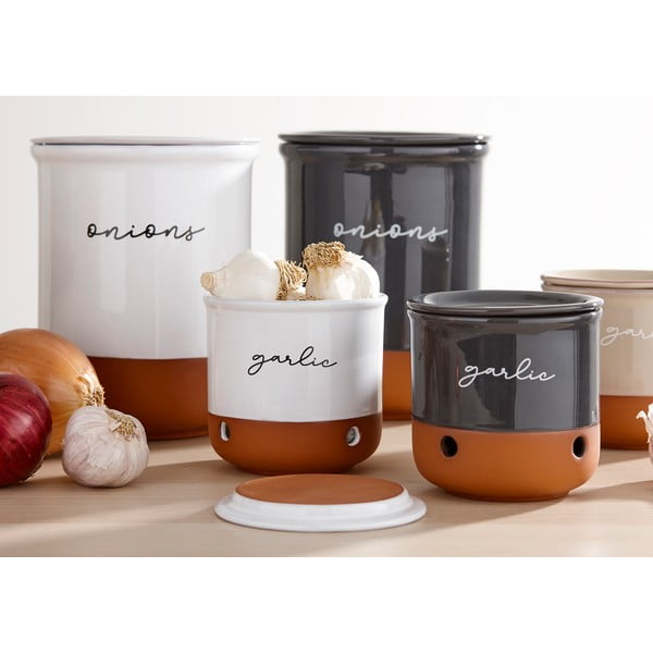 Terakotová dóza na cibuli a česnek Eco – Ladelle-image-3