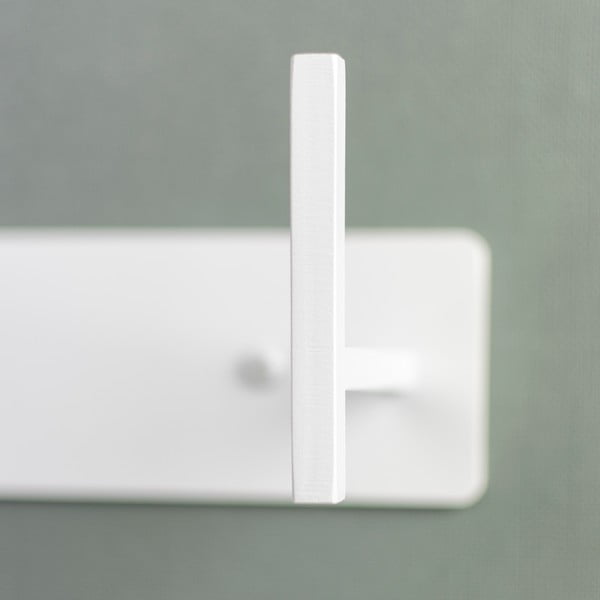 Bílý kovový nástěnný věšák 44 cm Chapman – Spinder Design-image-4