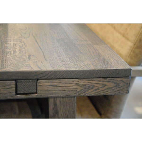 Tmavě hnědý dubový jídelní stůl Rowico Brooklyn, 170 x 95 cm-image-2