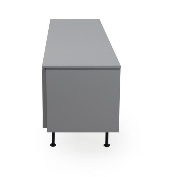 Šedá komoda Tenzo Plain, šířka 180 cm-image-4