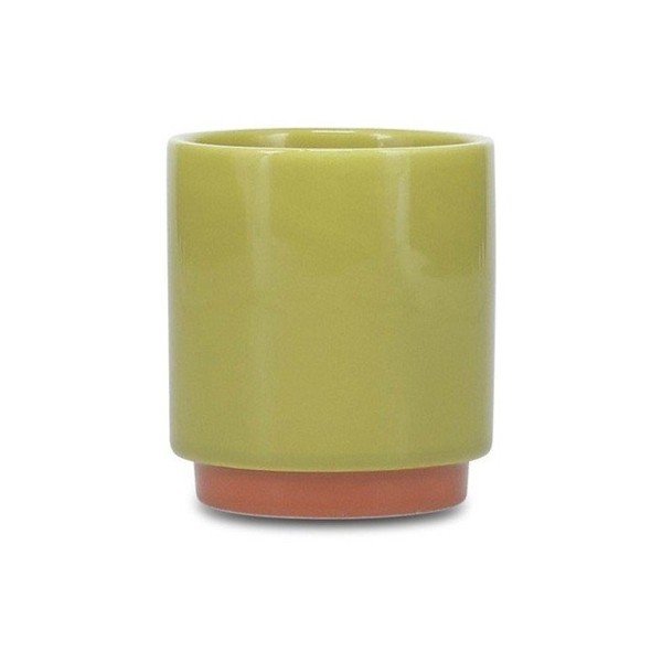Zelený/oranžový kameninový šálek 130 ml Duo – ONA