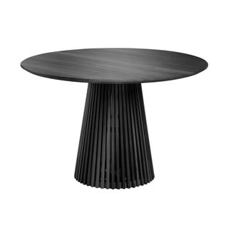 Černý stůl Kave Home Irune, ⌀ 120 cm