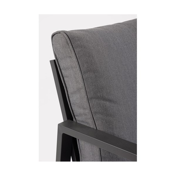 Antracitový hliníkový zahradní lounge set pro 4 Hilde – Bizzotto-image-2