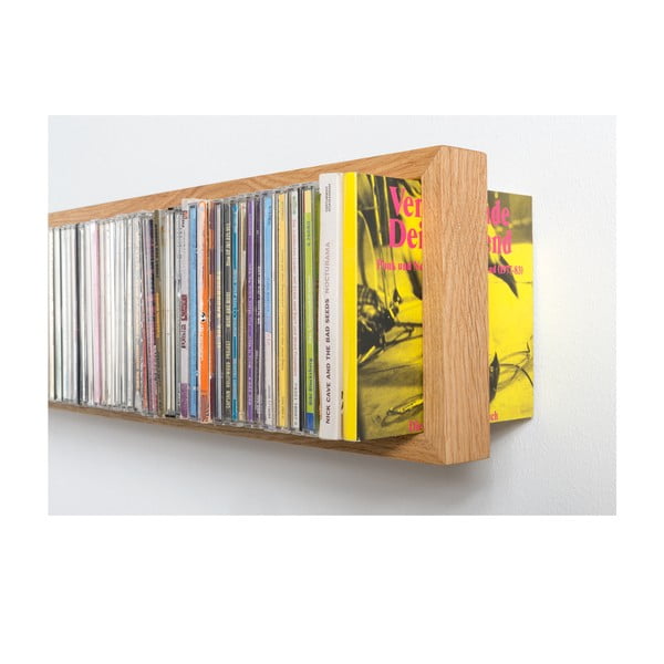 Police na CD z dubového dřeva das kleine b BCD,délka 69 cm-image-3