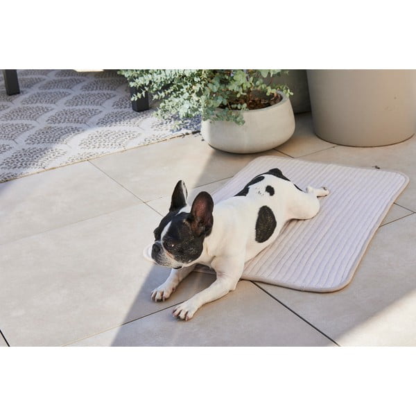 Šedá bavlněná deka pro psa 90x120 cm Onda Pebble L – MiaCara-image-3