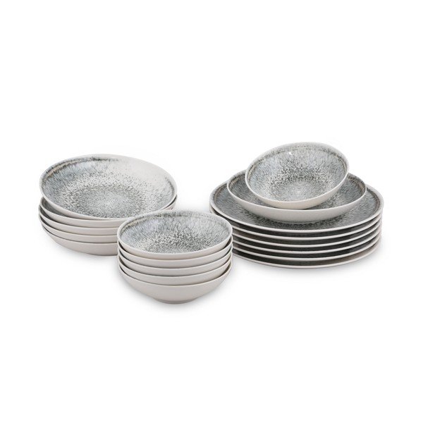 18dílná sada porcelánového nádobí Güral Porselen Midnight Sky-image-2