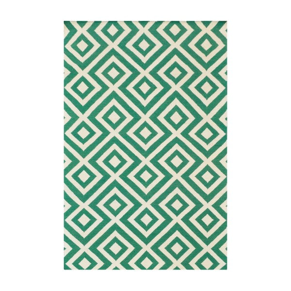 Vlněný koberec Bakero Luisa Green, 200x140 cm