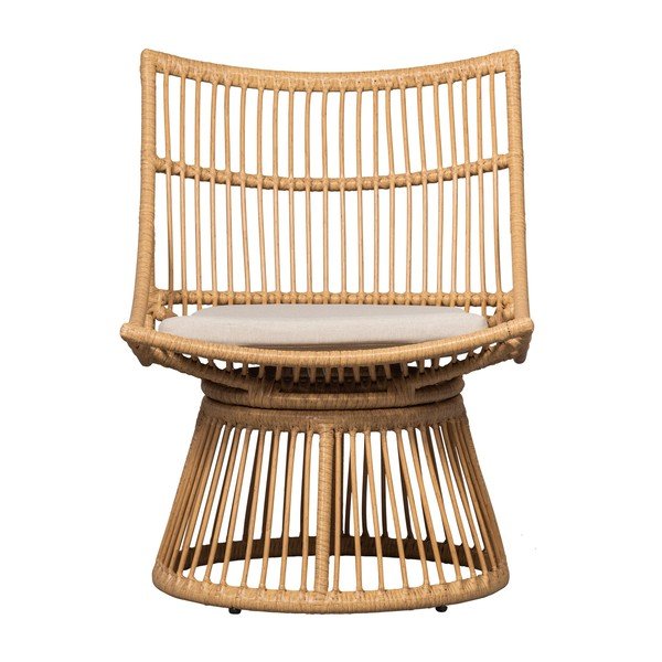 Z umělého ratanu zahradní křeslo v přírodní barvě Alatna – WOOOD-image-2