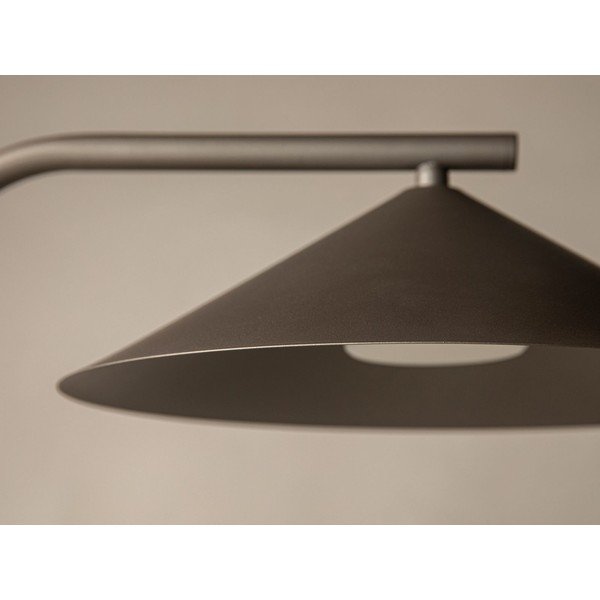Hnědá kovová stojací lampa (výška 160 cm) Nocte – Micadoni -image-2