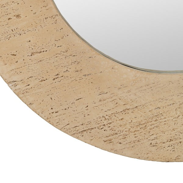 Nástěnné zrcadlo s rámem z kamene 80x80 cm Piedra – Ixia-image-2