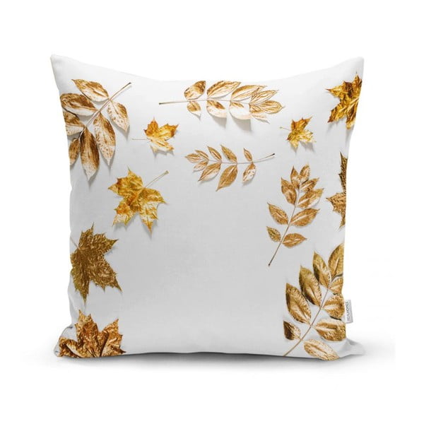 Povlak na polštář Minimalist Cushion Covers Golden Leaves, 42 x 42 cm