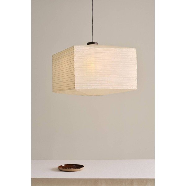 Béžové papírové závěsné svítidlo ø 70 cm Signe – Jotex-image-1
