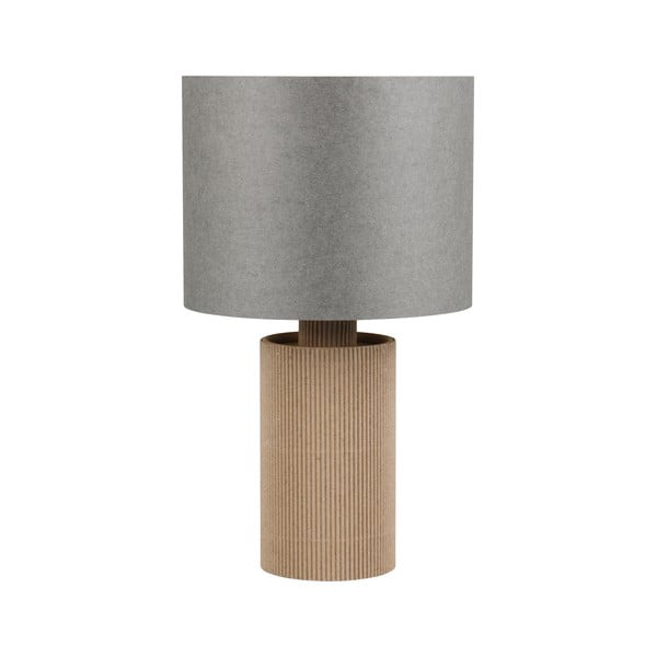Šedo-béžová stolní lampa (výška 28 cm) Canio – Trio