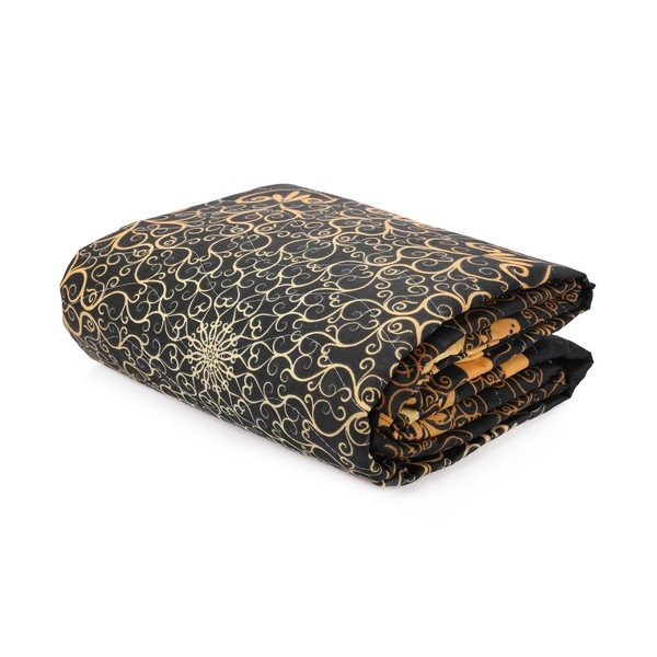 Set prošívaného přehozu a 2 povlaků na polštáře Eponj Home Şehri-Ala Gold, 200 x 220 cm-image-3