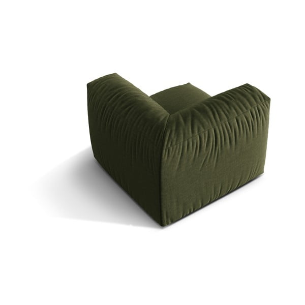 Zelený modul pohovky (variabilní roh) Martina – Micadoni Home-image-2