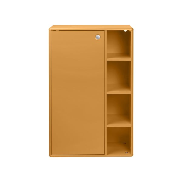 Vysoká závěsná koupelnová skříňka v hořčicové barvě 66x100 cm Color Bath – Tom Tailor-image-2