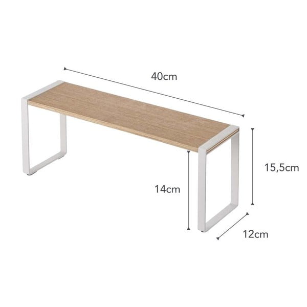 Polička z bukového dřeva YAMAZAKI Tosca-image-4