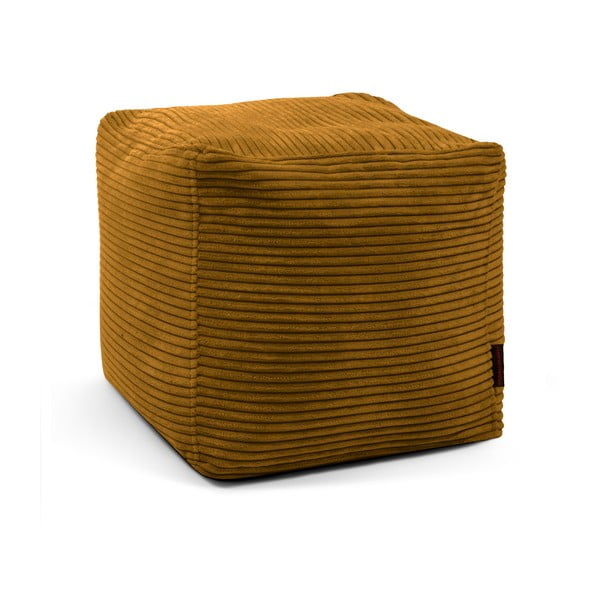 Manšestrový sedací vak v hořčicové barvě Up! MooG – SLOWDOWN