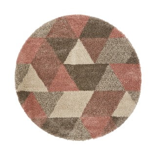 Koberec Think Rugs Royal Nomadic Rose Triangle, ø 160 cm