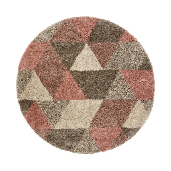 Koberec Think Rugs Royal Nomadic Rose Triangle, ø 160 cm