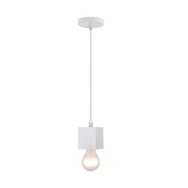 Bílé závěsné svítidlo Cubick – Candellux Lighting