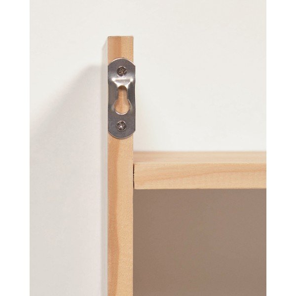 Nástěnný dětský věšák z borovicového dřeva v přírodní barvě 52,5x20 cm Florentina – Kave Home-image-4