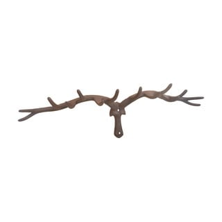 Hnědý kovový nástěnný věšák – Esschert Design