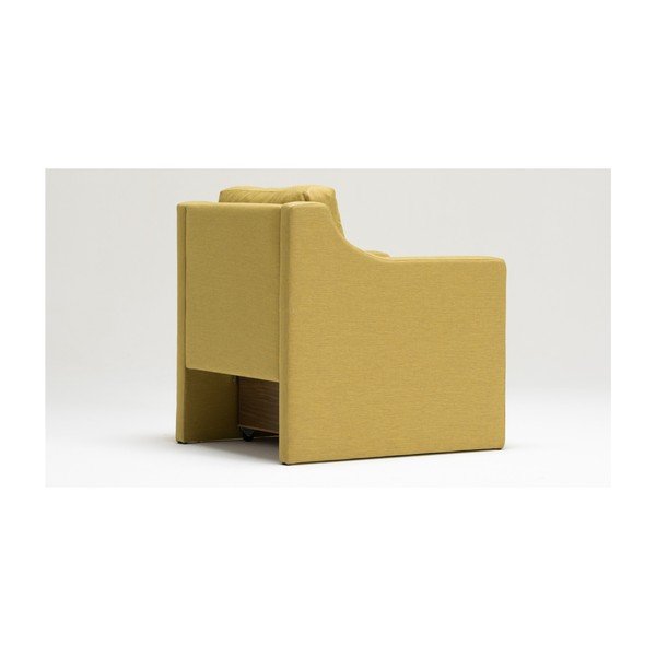 Žluté křeslo s úložným prostorem Balcab Home Laila-image-1