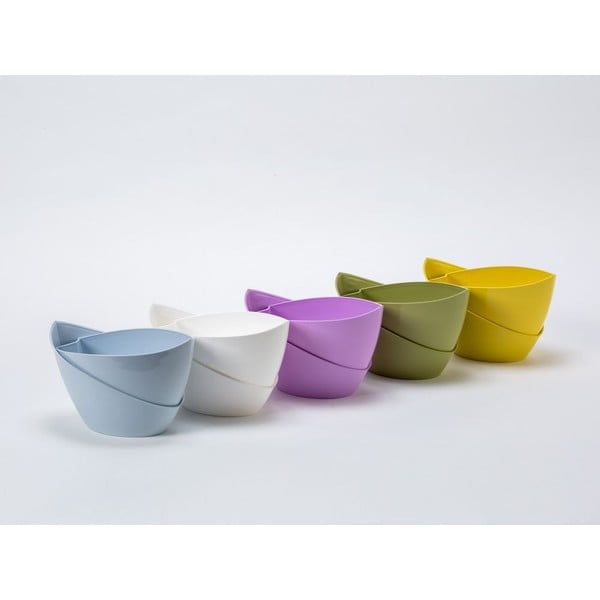 Pastelově fialový samozavlažovací květináč Plastia Doppio-image-1