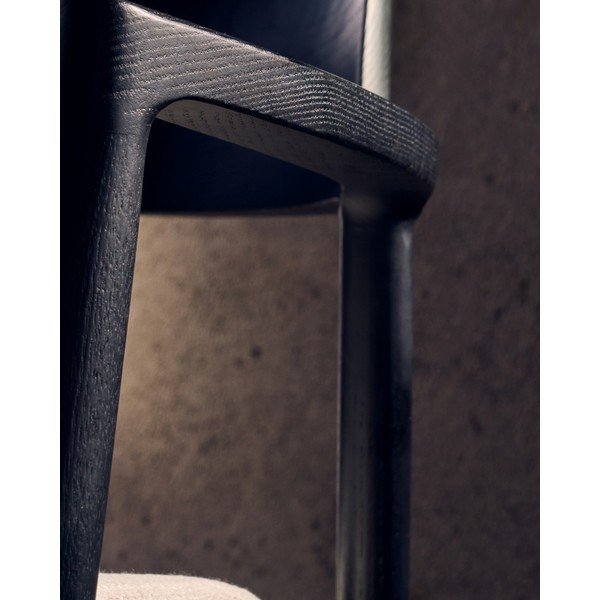 Černá jídelní židle Alocs – Kave Home-image-4