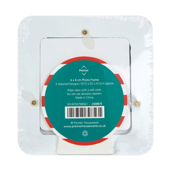 Červeno-tyrkysové dřevěné rámečky v sadě 2 ks 12x12 cm Pirate – Premier Housewares-image-2