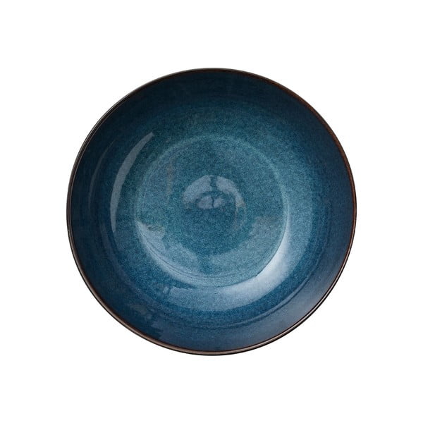 Černá/modrá mísa z kameniny ø 30 cm Gastro Dark Blue/Black – Bitz-image-2