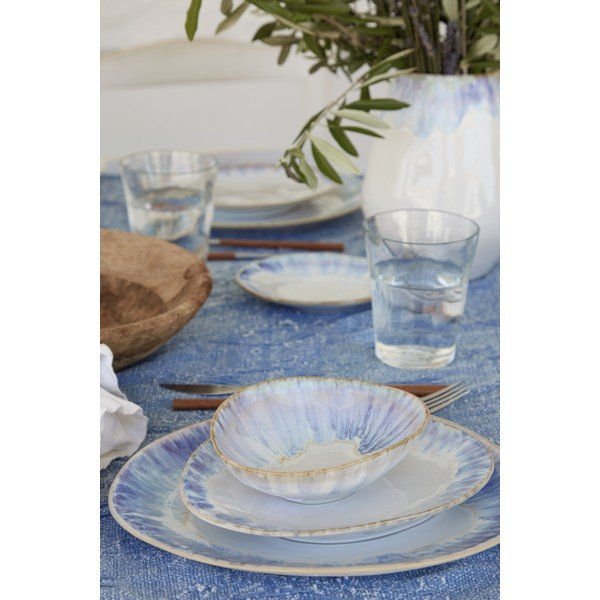 Bílá/modrá miska z kameniny 200 ml Brisa – Costa Nova-image-1