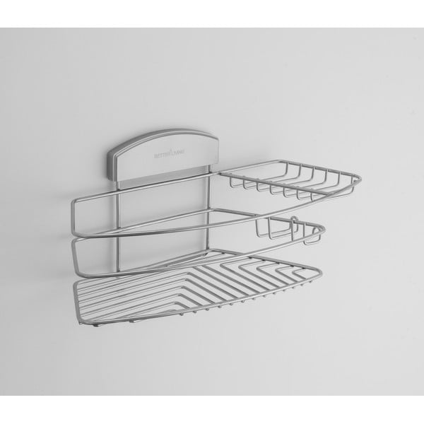 Nástěnný držák na sprchové gely bez nutnosti vrtání Compactor Gel, 35 x 16 cm-image-2