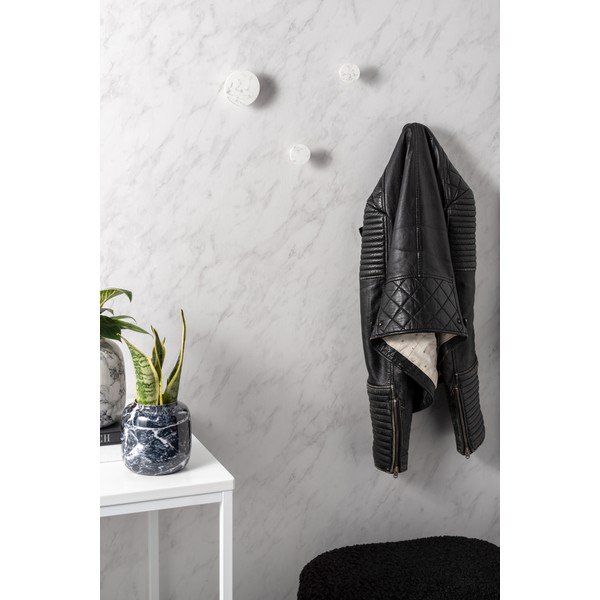 Sada 4 bílých háčků PT LIVING Marble-image-1