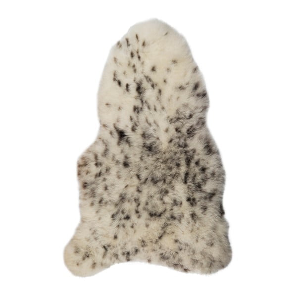 Černobílá ovčí kožešina s krátkým chlupem Arctic Fur Spotted, 90 x 60 cm