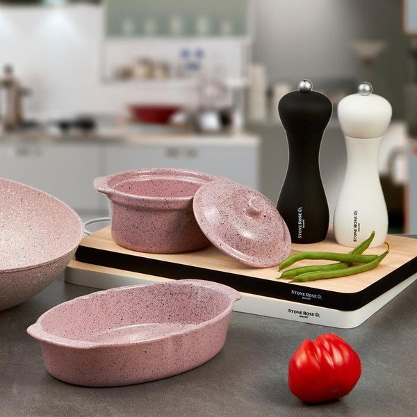 Bílý mlýnek na sůl a pepř Bisetti Touch-image-1