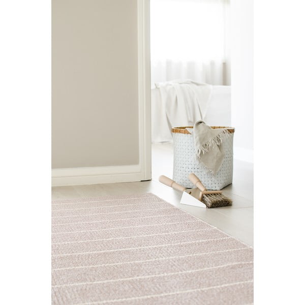Světle růžový vnitřní a venkovní koberec 70x90 cm Carl Pale Rose – Pappelina-image-3